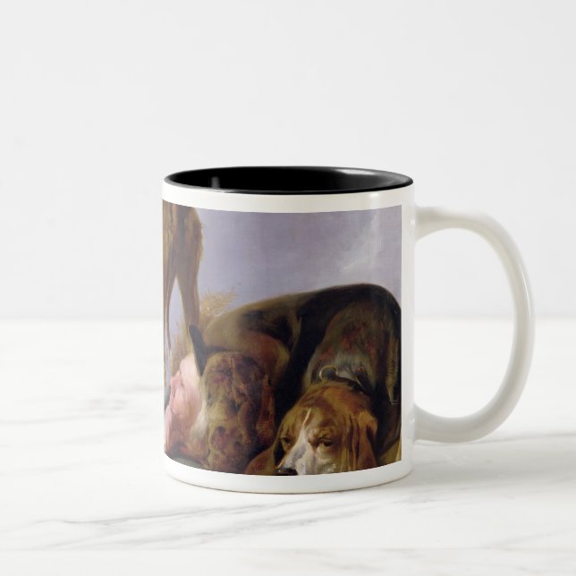 Caneca De Café Em Dois Tons O primeiro relógio (Direita)