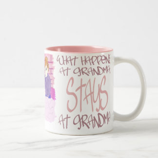 Caneca De Café Em Dois Tons O que acontece em Grandmas4