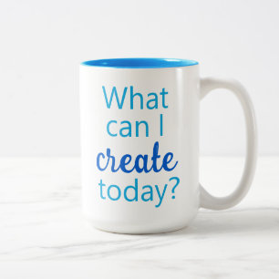 Caneca De Café Em Dois Tons O Que Posso Criar Hoje? Coffee Mug