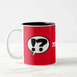 Caneca De Café Em Dois Tons O quê? Studio Coffee Red