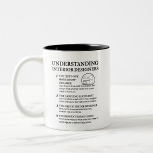 Caneca De Café Em Dois Tons O Quirky World of Interior Designers