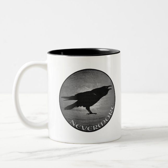 Caneca De Café Em Dois Tons O Raven (Esquerda)