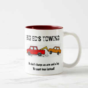Caneca De Café Em Dois Tons O REBOQUE do ED GRANDE, nós não carregamos…