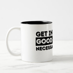 Caneca De Café Em Dois Tons O representante John Lewis cita e encrenca, neces