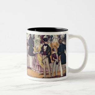 Caneca De Café Em Dois Tons O retorno da rainha da Casa dos Lordes, 1839 (