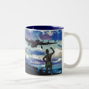 Caneca De Café Em Dois Tons O retorno do guerreiro