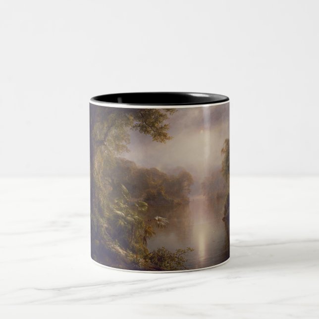 Caneca De Café Em Dois Tons O rio da luz (Manhã nos trópicos) (Centro)