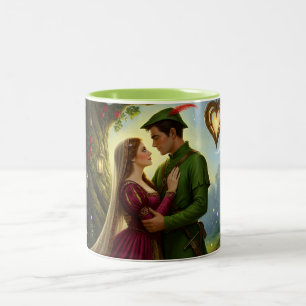 Caneca De Café Em Dois Tons O Romance Lendário da Floresta de Sherwood