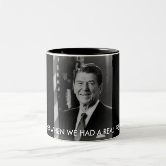 Caneca De Café Em Dois Tons o ronald_reaganTHM, RECORDA QUANDO NÓS TIVEMOS um