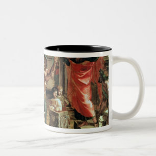 Caneca De Café Em Dois Tons O sacrifício em Lystra (desenhos animados para o