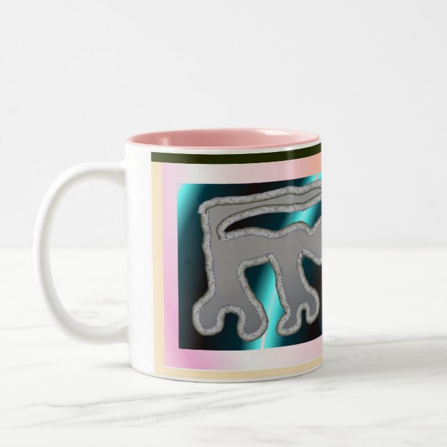 Caneca De Café Em Dois Tons O Salamandar inquisidor (Esquerda)