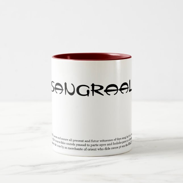 CANECA DE CAFÉ EM DOIS TONS O SANTO GRAAL (Centro)