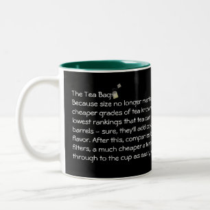 Caneca De Café Em Dois Tons O saquinho de chá