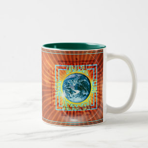 Caneca De Café Em Dois Tons O Sat Cit Ananda Mug