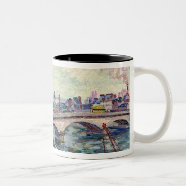 Caneca De Café Em Dois Tons O Seine em Rouen (Direita)