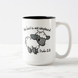 Caneca De Café Em Dois Tons O senhor é meu pastor