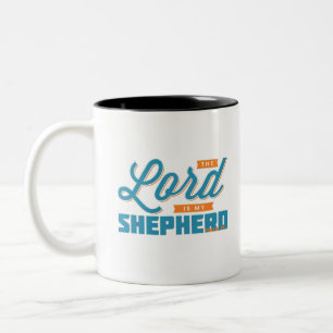 Caneca De Café Em Dois Tons O Senhor é o meu pastor