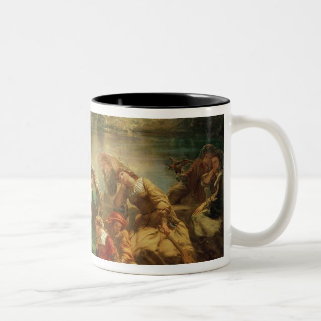 Caneca De Café Em Dois Tons O sétimo dia do Decameron (Direita)