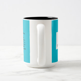Caneca De Café Em Dois Tons O Shaders feio