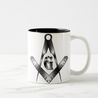 Caneca De Café Em Dois Tons O símbolo de prata