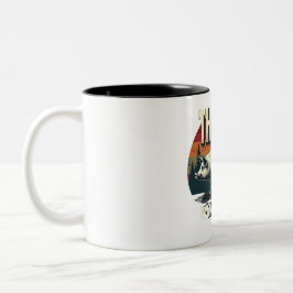 Caneca De Café Em Dois Tons O surtador de porco