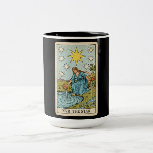 Caneca De Café Em Dois Tons O Tarot da Estrela