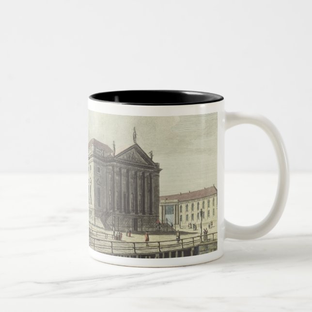 Caneca De Café Em Dois Tons O teatro da ópera, Berlim (Direita)
