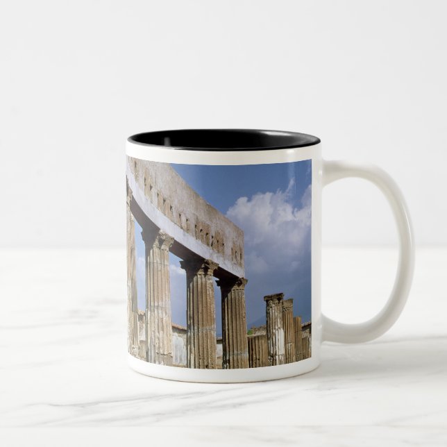 Caneca De Café Em Dois Tons O templo de Apollo (Direita)