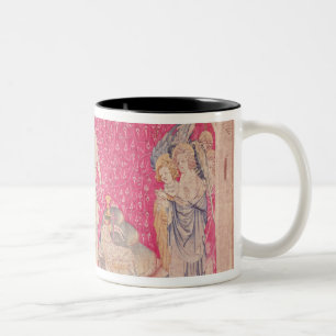 Caneca De Café Em Dois Tons O terceiro anjo e o cordeiro