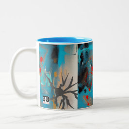 Caneca De Café Em Dois Tons O Terremoto