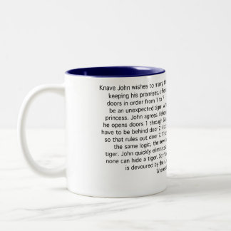 Caneca De Café Em Dois Tons O tigre inesperado