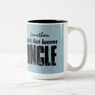 Caneca De Café Em Dois Tons O TIO o mais impressionante Grunge azul V11 do
