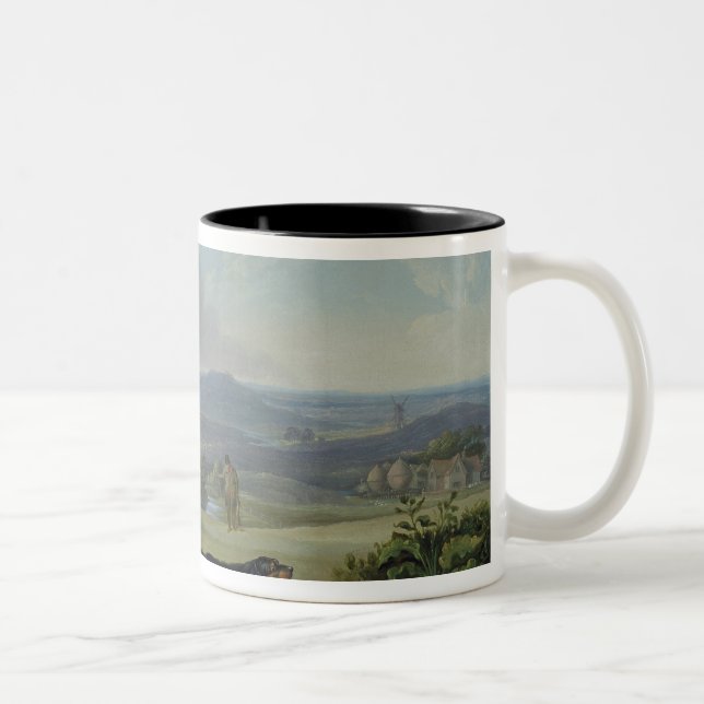 Caneca De Café Em Dois Tons O tiro da tarde (Direita)