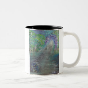 Caneca De Café Em Dois Tons O trajeto de acolhimento