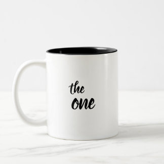 Caneca De Café Em Dois Tons O Um