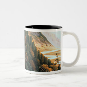 Caneca De Café Em Dois Tons O vale de Connecticut
