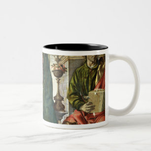 Caneca De Café Em Dois Tons O Virgin e os santos, 1474