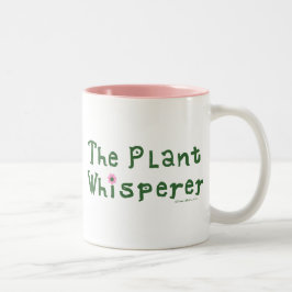 Caneca De Café Em Dois Tons O whisperer da planta