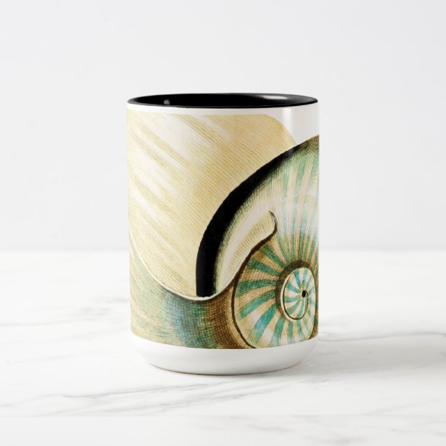 Caneca De Café Em Dois Tons O zen inspirou o tema da praia (Centro)
