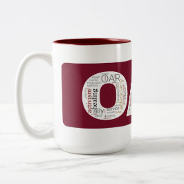 Caneca De Café Em Dois Tons OAR Mug
