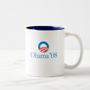 Caneca De Café Em Dois Tons Obama '08