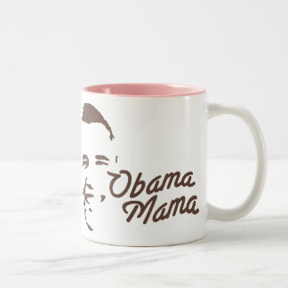 CANECA DE CAFÉ EM DOIS TONS OBAMA MAMA