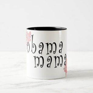 Caneca De Café Em Dois Tons obama mama