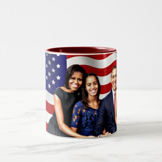 Caneca De Café Em Dois Tons Obama, Sim Podemos. (Centro)