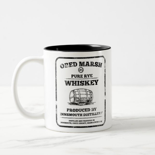 Caneca De Café Em Dois Tons Obed Marsh Rye Whiskey (Esquerda)