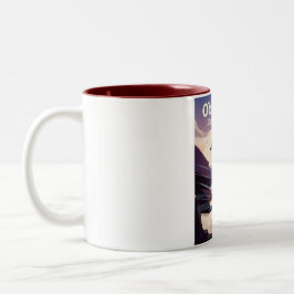 Caneca De Café Em Dois Tons Oberndorf,Salzburg,Áustria, cartaz de esqui