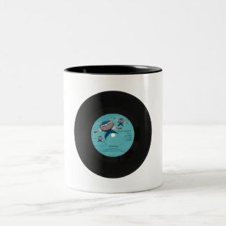 Caneca De Café Em Dois Tons obra de arte de Grüntyers  novo single, “Whalesong
