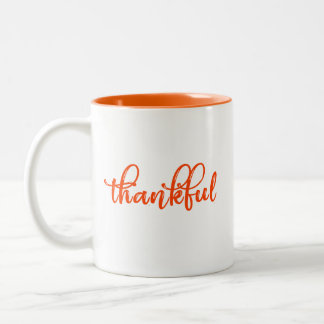 Caneca De Café Em Dois Tons Obrigado