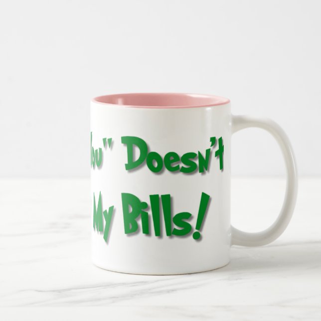 Caneca De Café Em Dois Tons Obrigado (Direita)