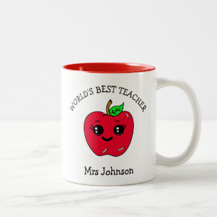 Caneca De Café Em Dois Tons Obrigado O Melhor Presente de Apreciação do Prof